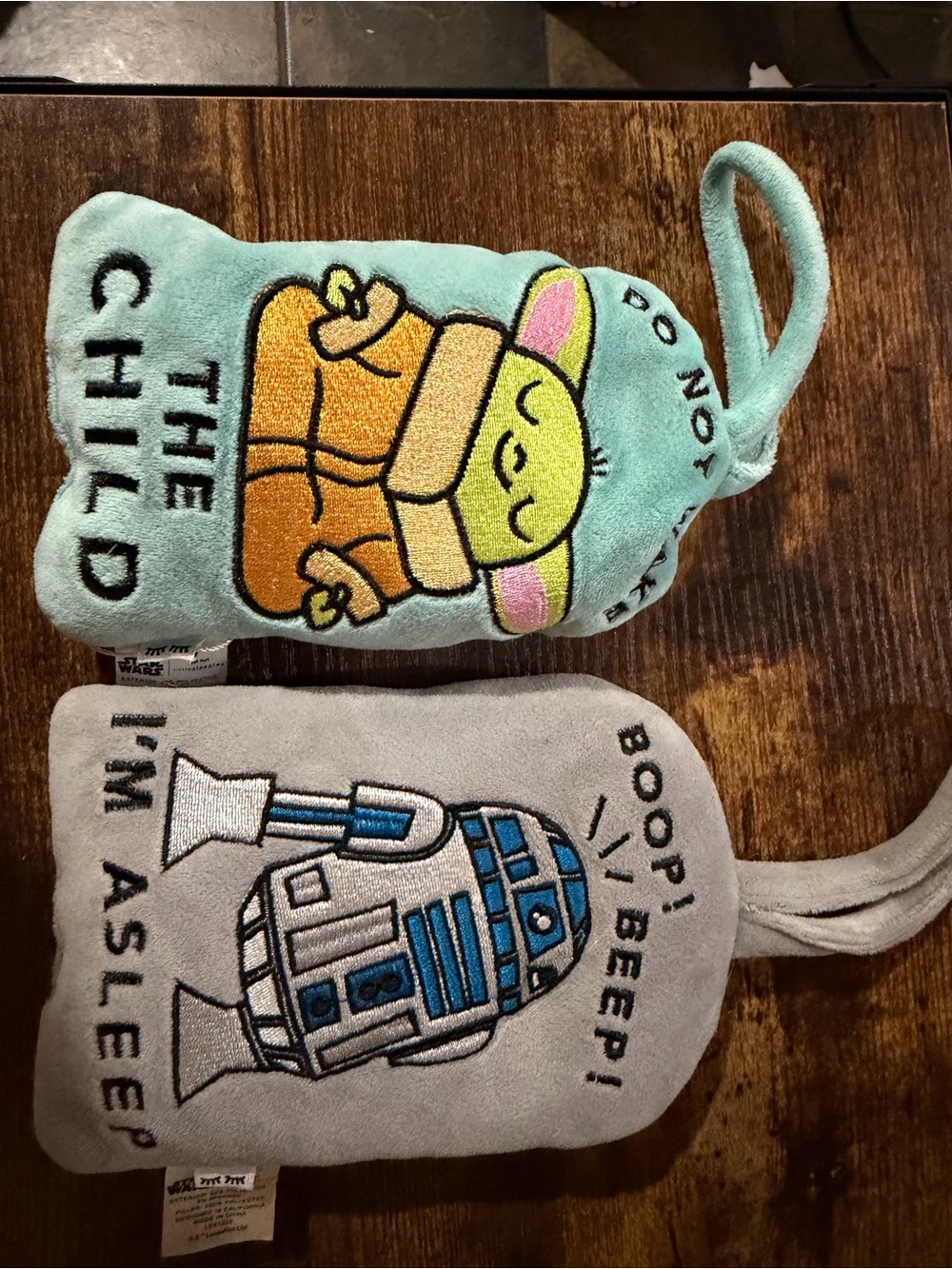 Little Sleepies Star Wars Door Stoppers Set of 2 Grogu Baby Yoda & R2-D2